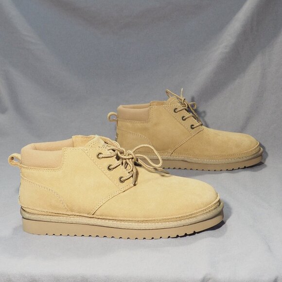 Koolaburra Uggs Ankle Boots Advay 8 Chestnut Brown Suede Mini Booties Comfort - Picture 4 of 13